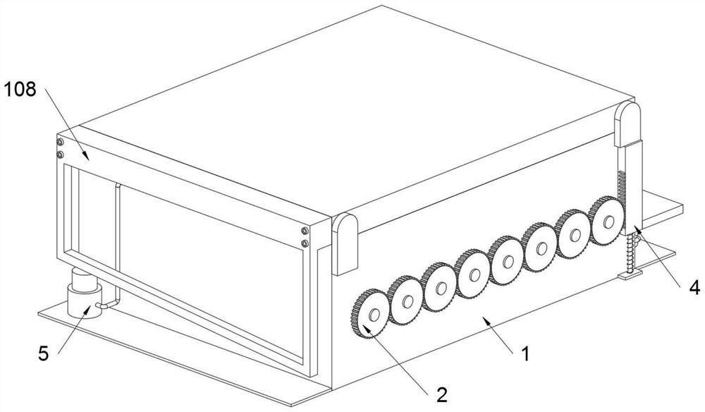 Disinfection and sterilization device for laboratory apparatus