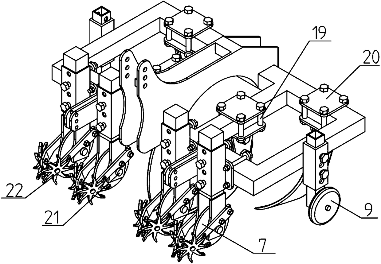 Anti-blocking subsoiler applicable to non-tillage farming