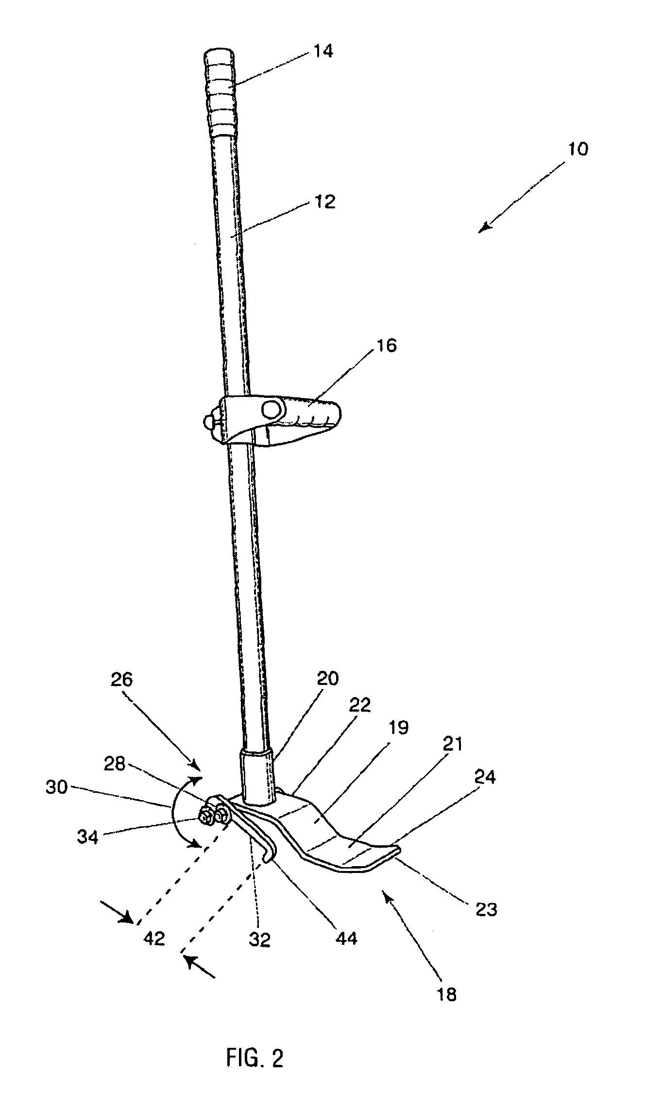 Portable tire demounting tool