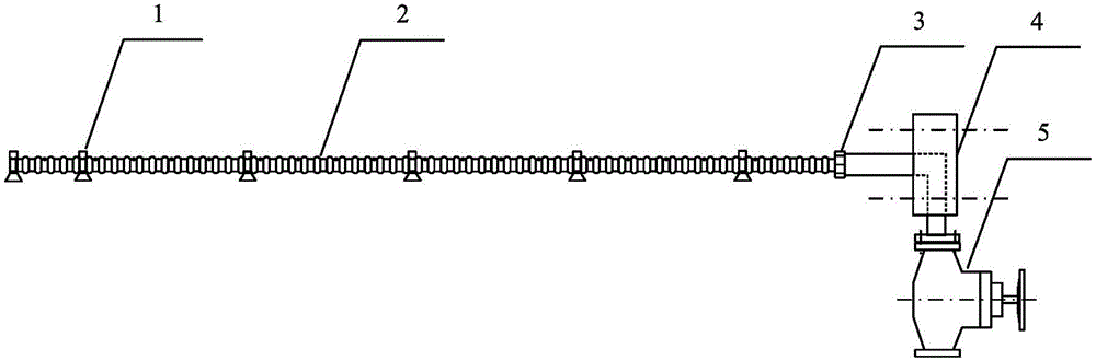 A built-in oil-immersed transformer nitrogen injection device