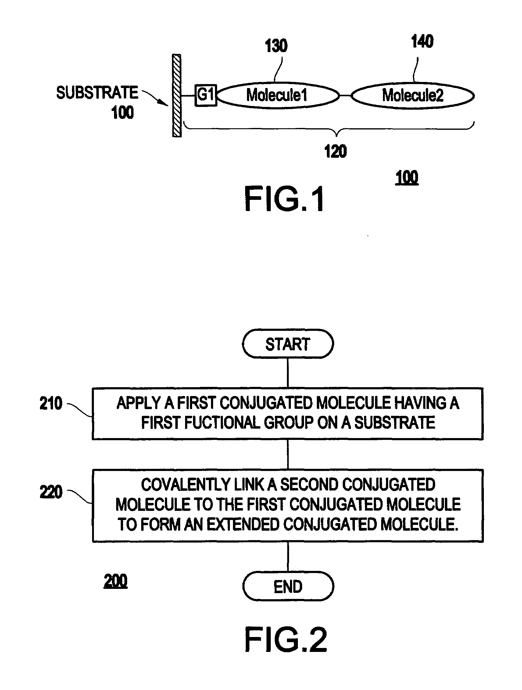 Method of preparing a conjugated molecular assembly