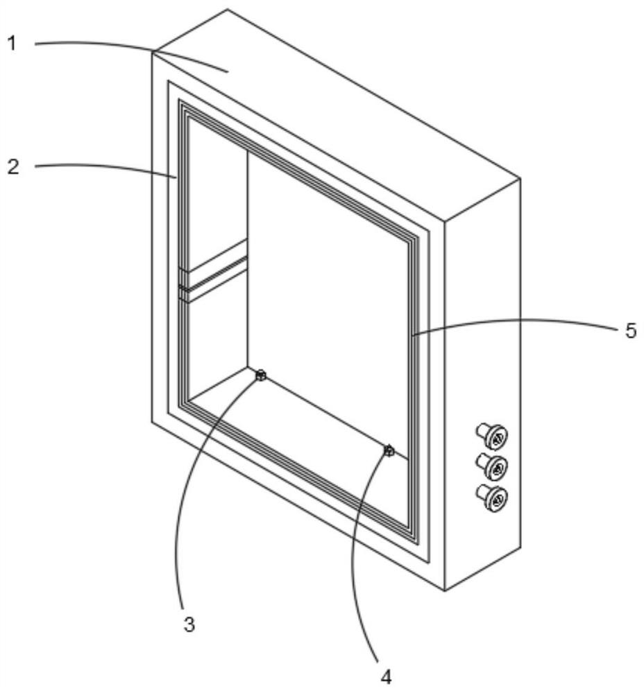 Curing barn device using multi-layer reflective film to reduce radiation heat leakage