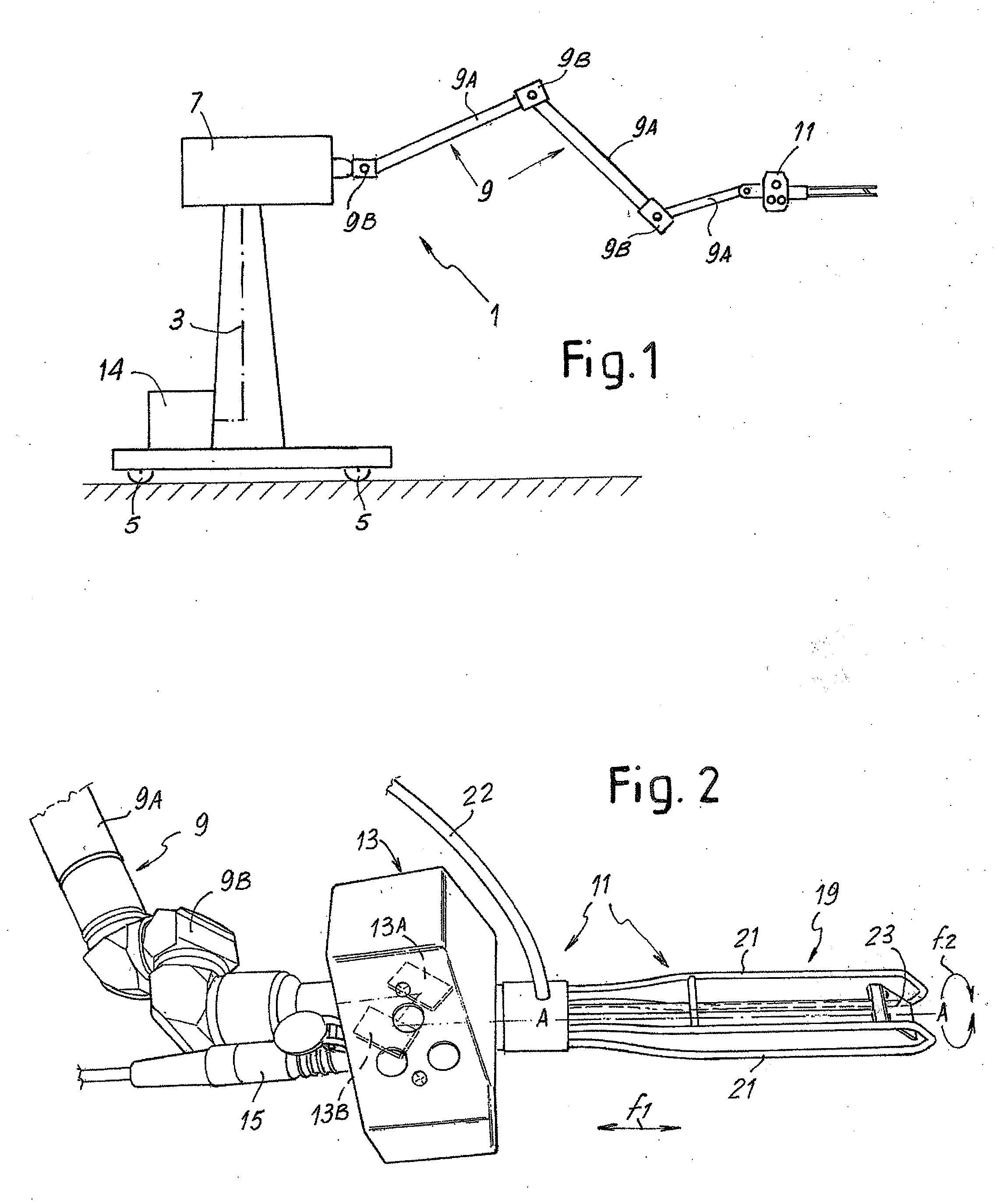 Device for the treatment of the vaginal canal and relevant equipment