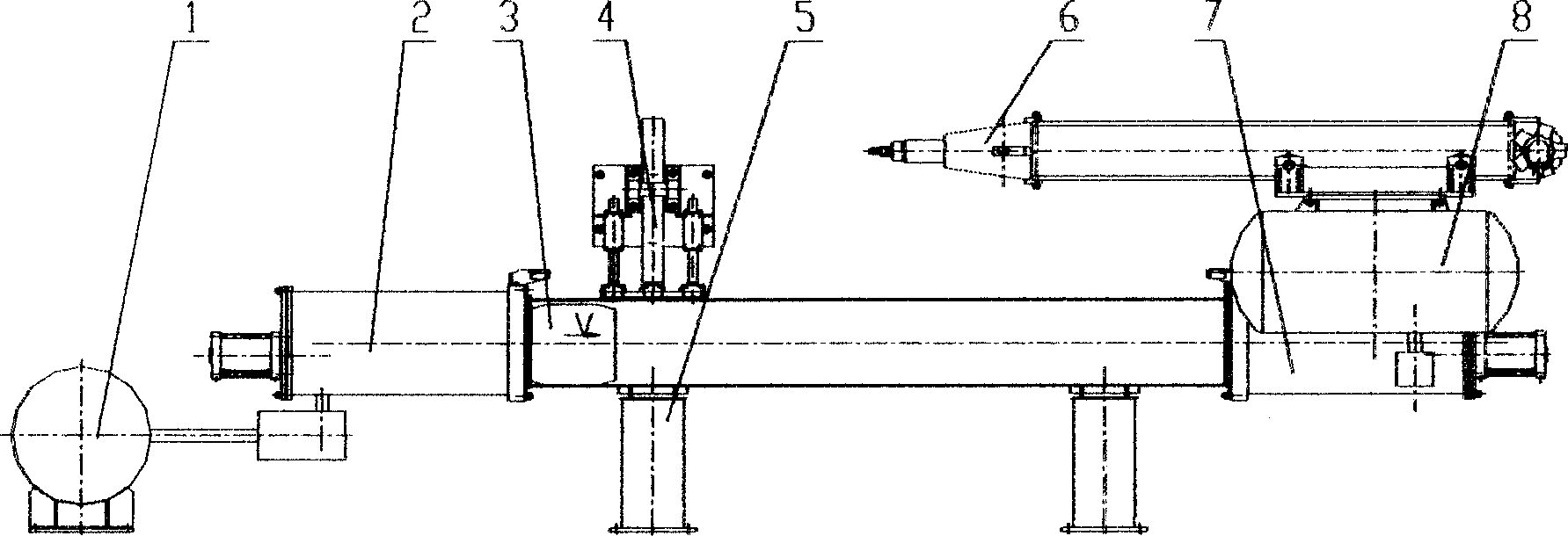 Pneumatic path drifting machine and drifting method