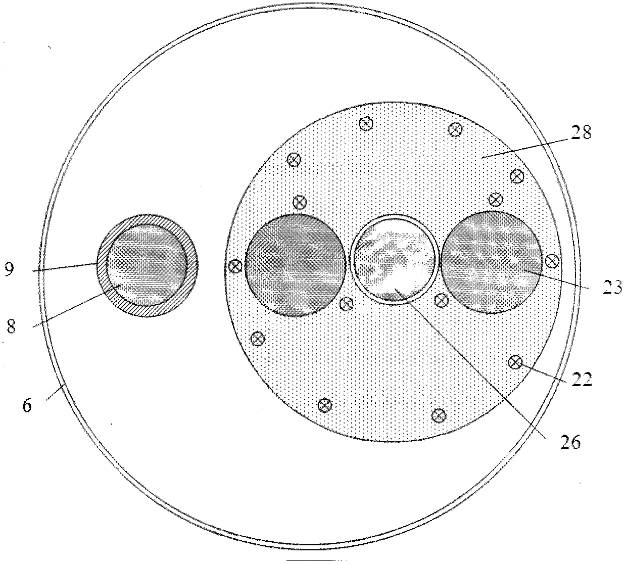 High-temperature high-pressure gas-liquid two-phase corrosion simulated experiment device and experimental method thereof