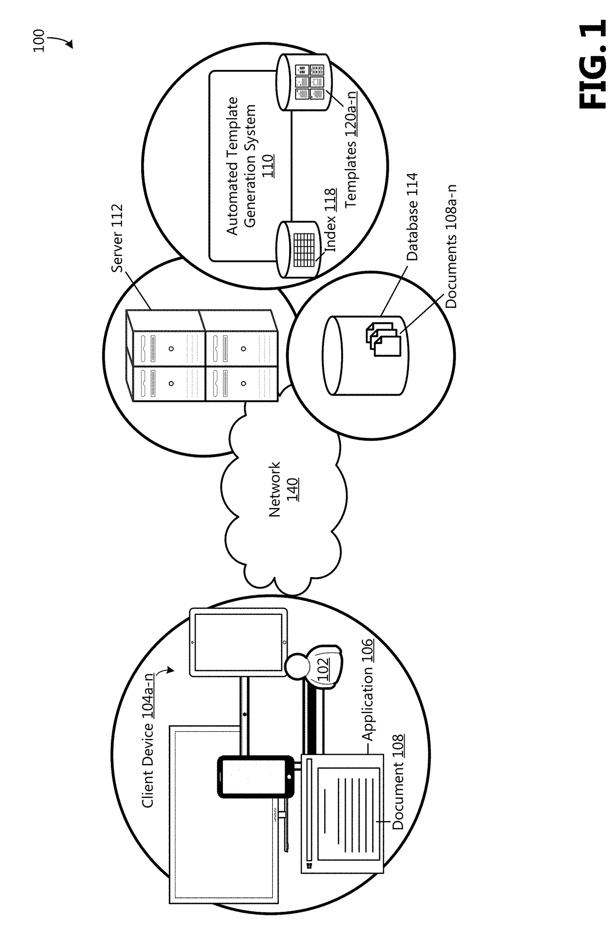 Generating templates from user's past documents