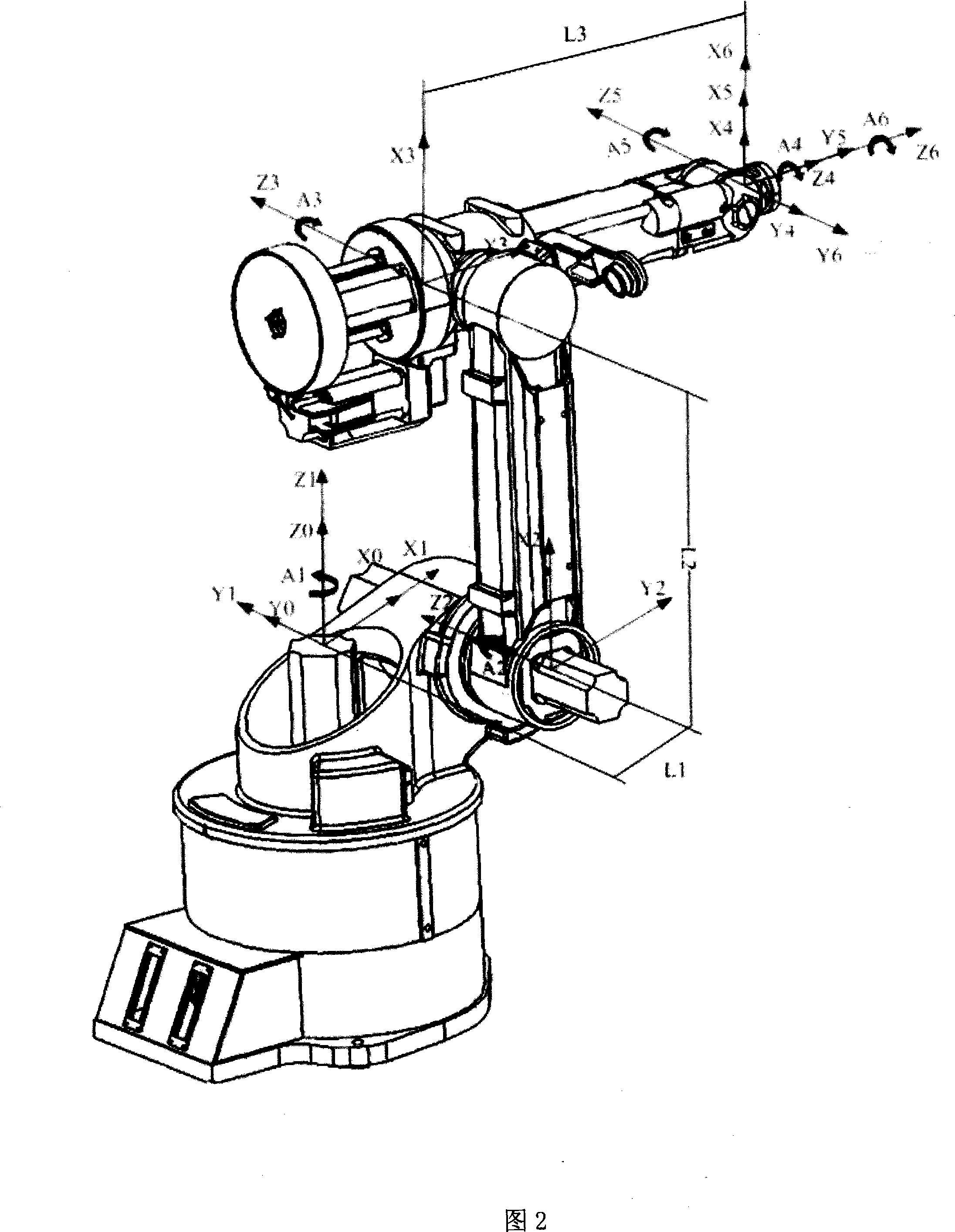 Method for calibrating industry robot