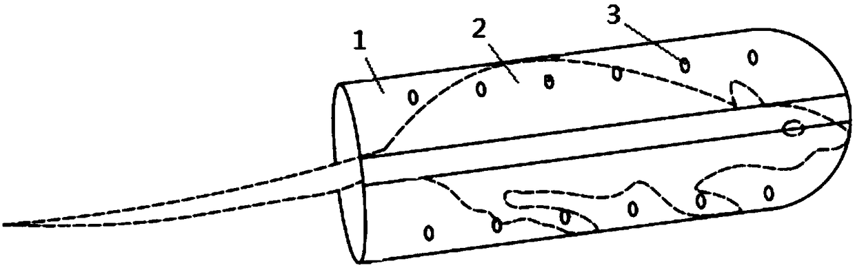 White rat injecting auxiliary device