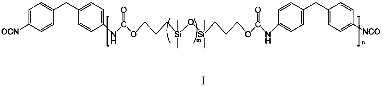 Polysiloxane polyether polyurethane elastomer with high mechanical property and preparation method of elastomer