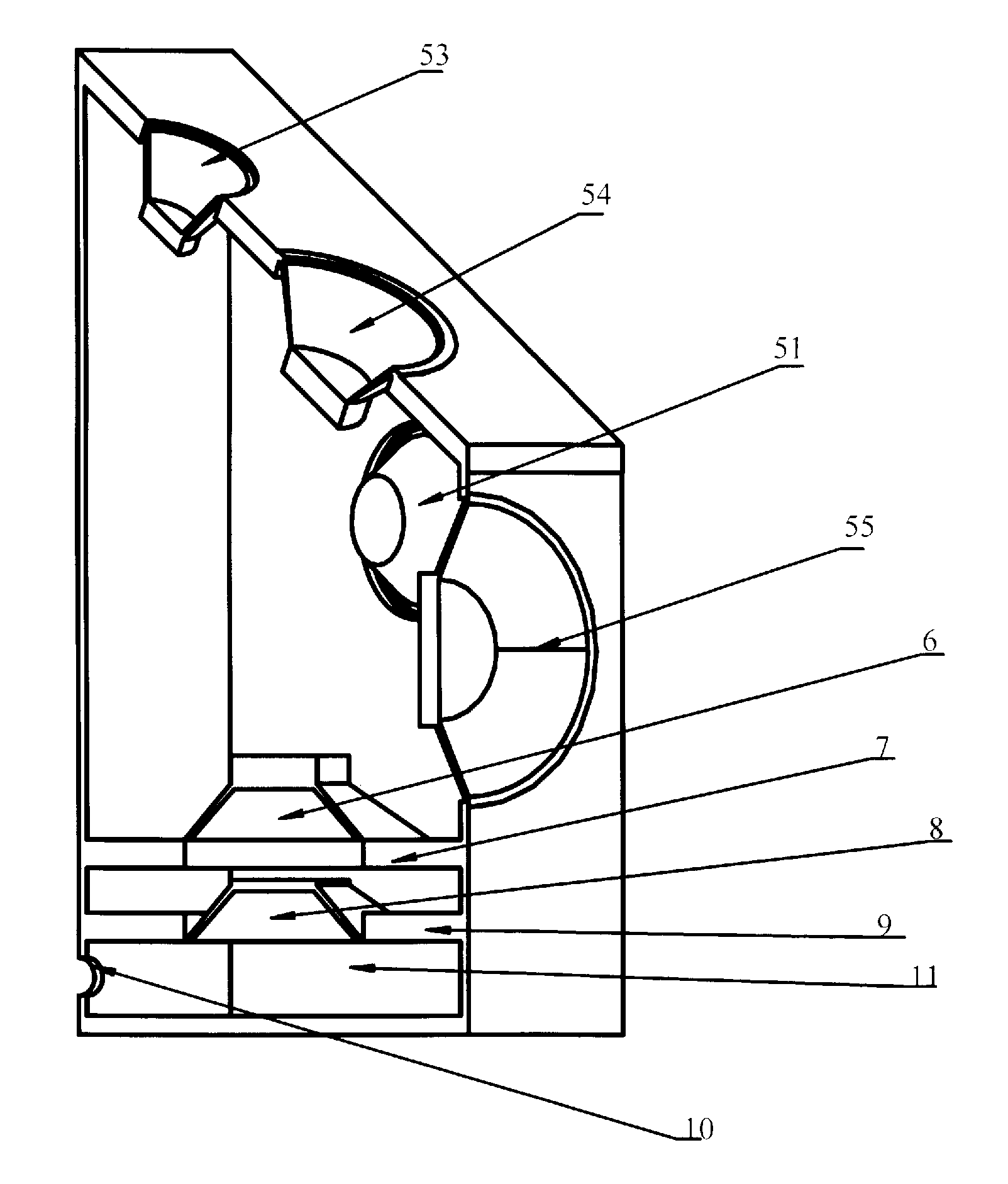 Loudspeaker system audio recovery imaging amplifier