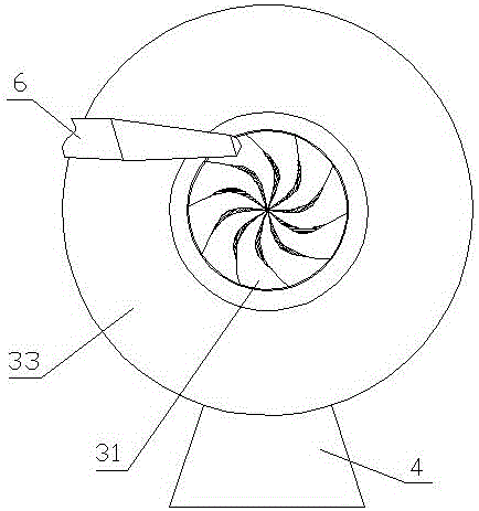 Horizontal type efficient excitation through inclined-jet hydraulic generator and acting method thereof