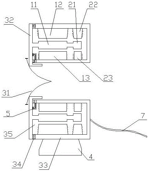 Horizontal type efficient excitation through inclined-jet hydraulic generator and acting method thereof