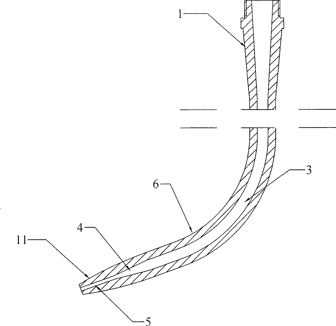 Posterior urethral probe and puncture needle