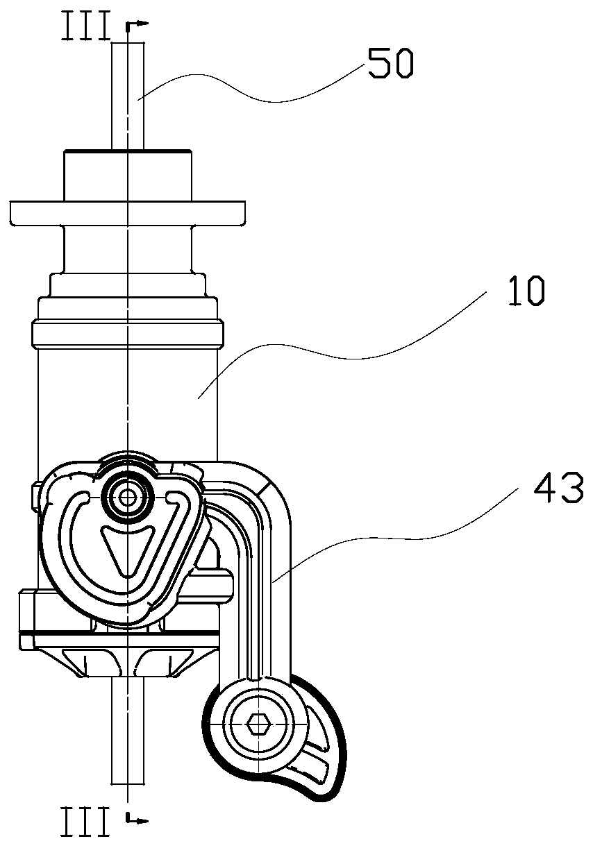 Stirrer clamp and stirrer with same