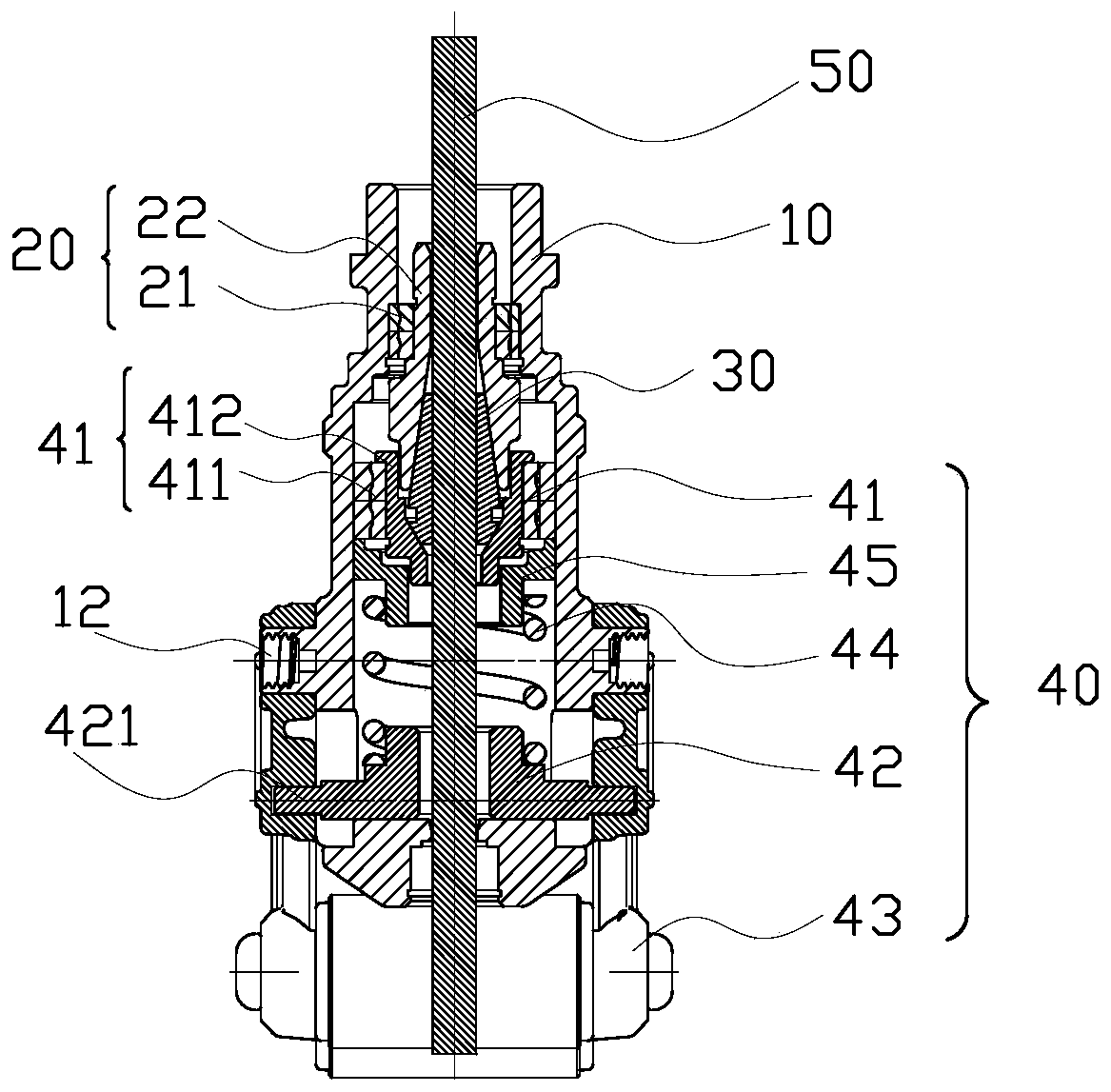 Stirrer clamp and stirrer with same