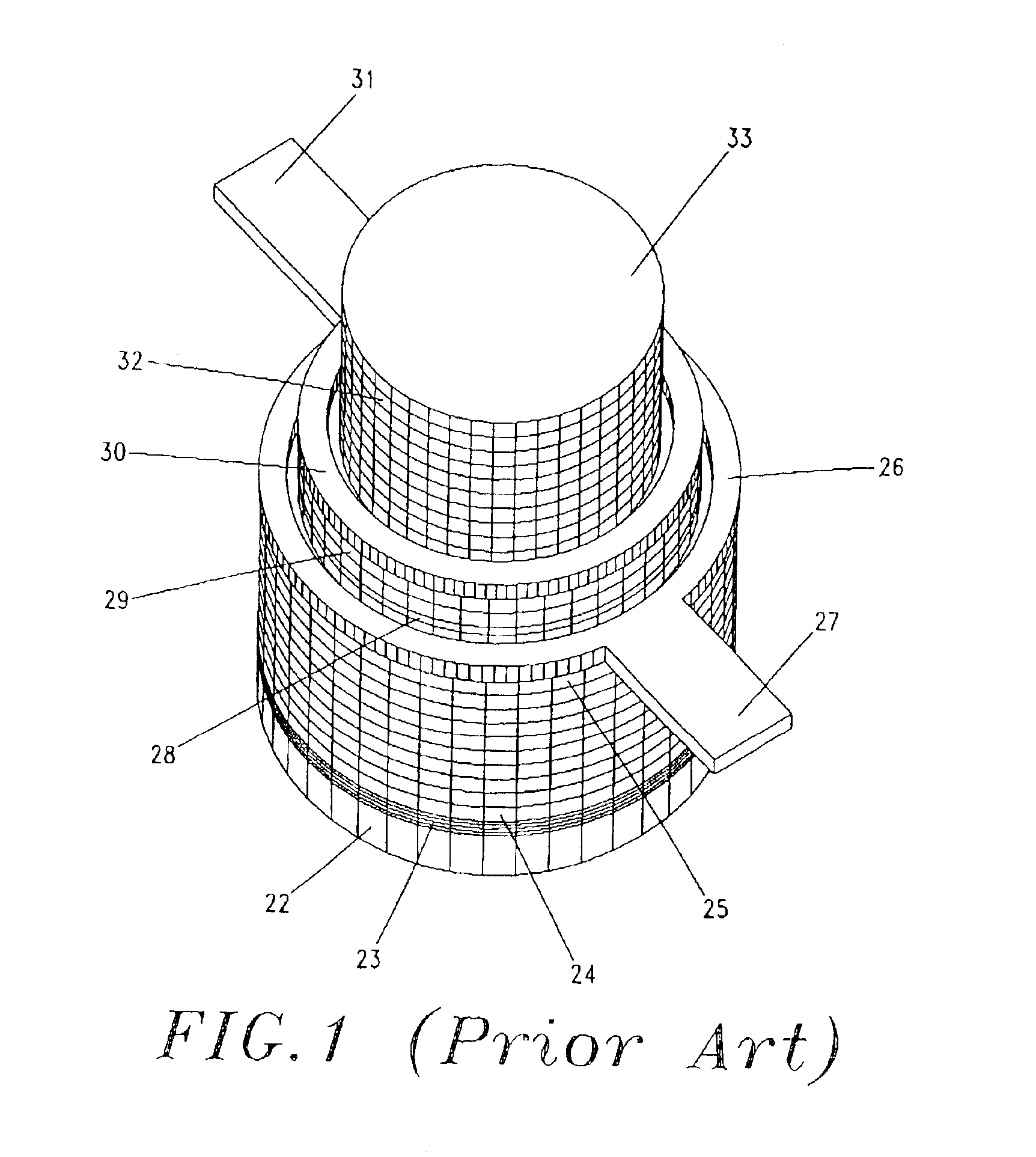 FCSEL that frequency doubles its output emissions using sum-frequency generation