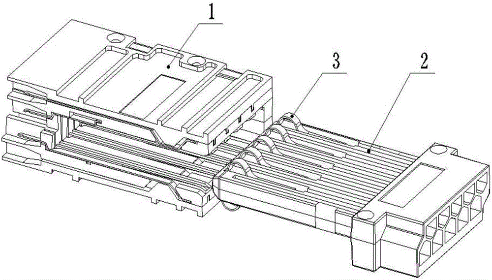 Plugging device having auxiliary contact