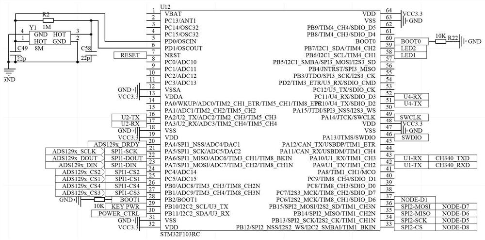 Electroencephalogram acquisition system based on ADS1299, STM32 and ESP8266