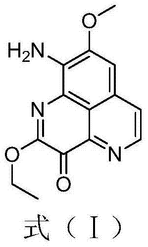 Aaptamine alkaloid compound in sponge from Paracel Islands and anti-tumor application of alkaloid compound