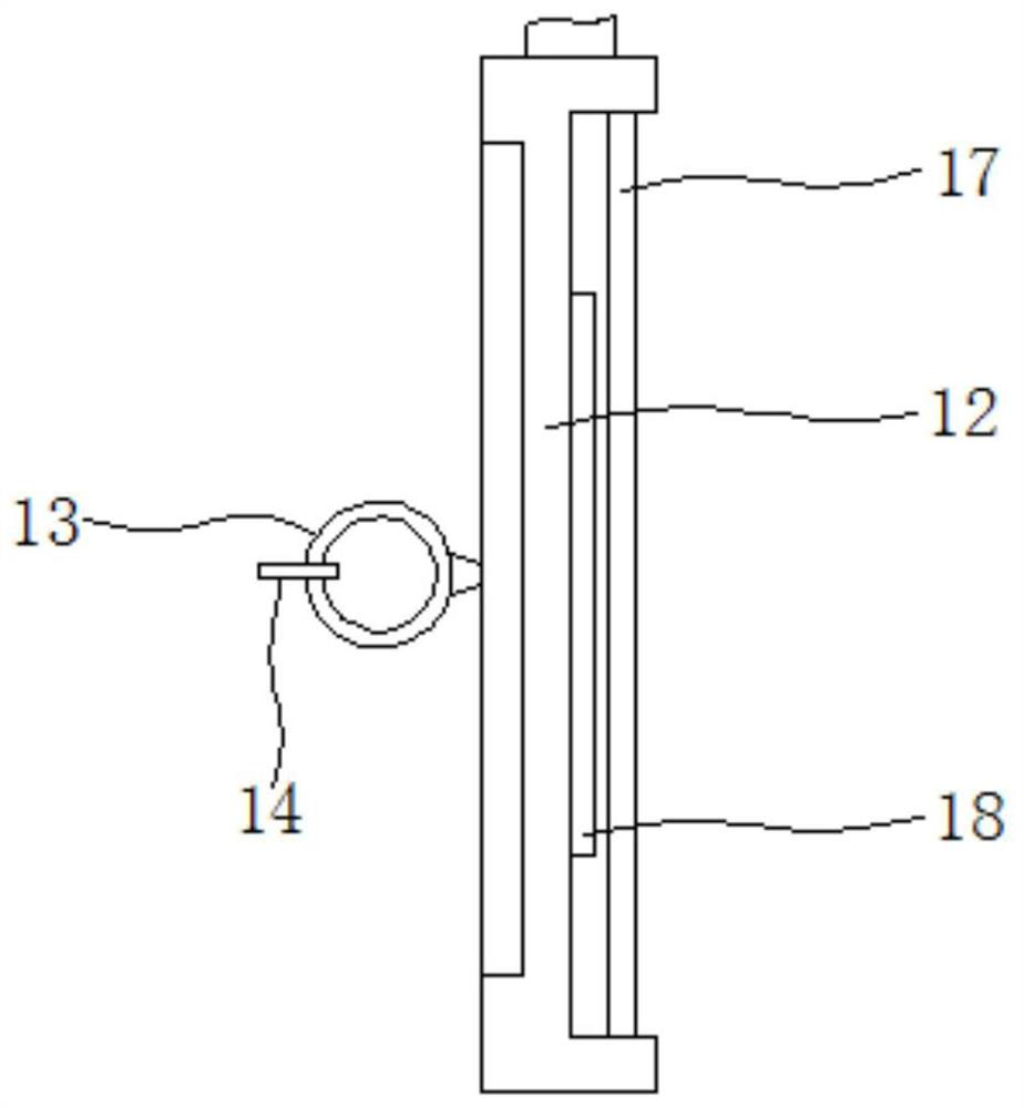 Hole groove machining device facilitating assembly and disassembly for plastic product machining