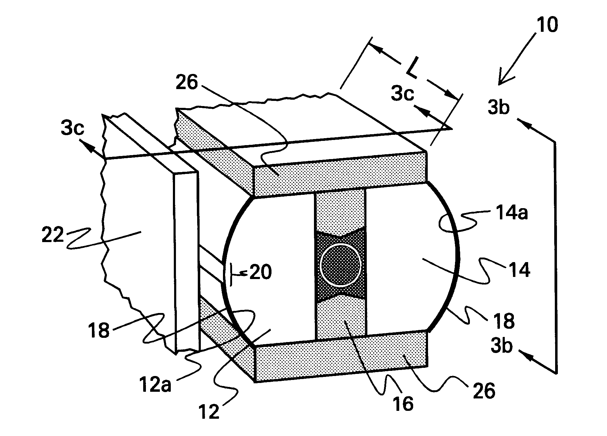 Integrating diode pump cavity for an Er, Yb:glass laser