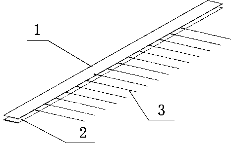 Low-speed wind tunnel fluorescent silk thread based on fiber threads and flow visualization method thereof