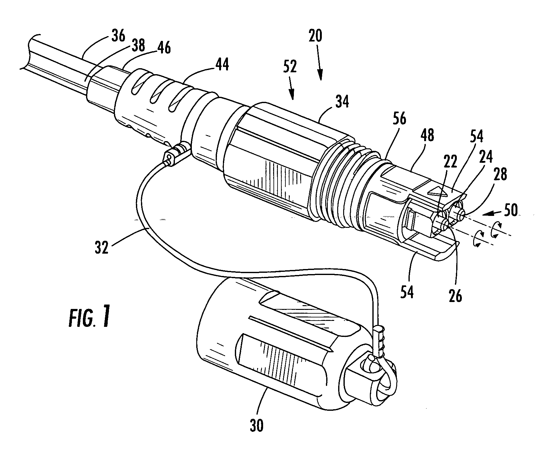 Fiber optic connector having keyed ferrule holder