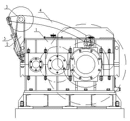 Rolling mechanism of aluminium-strip winding machine