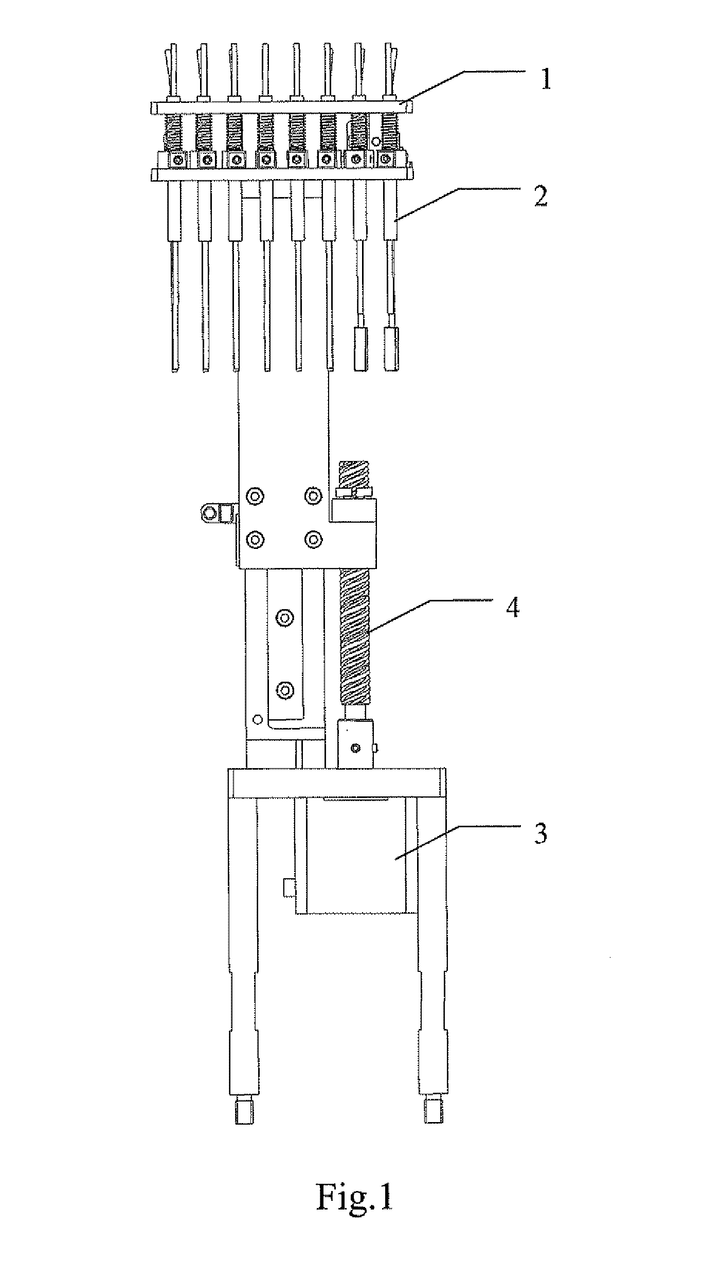 Reaction cuvette wash unit