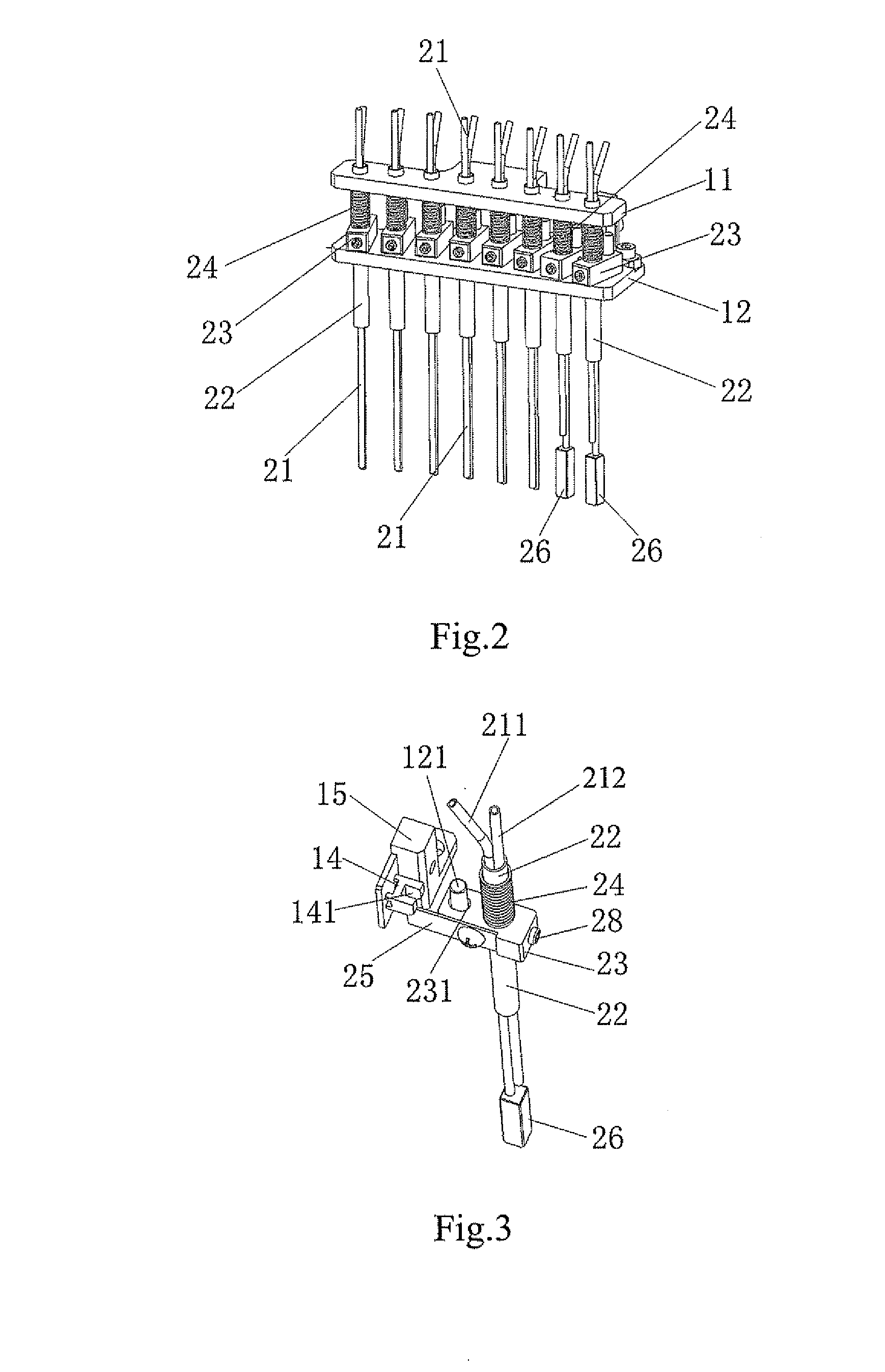 Reaction cuvette wash unit