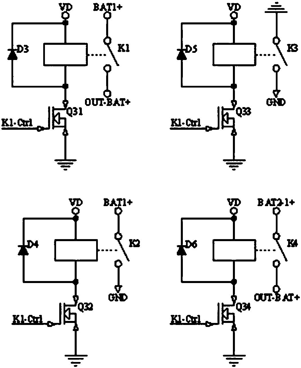 Dual-voltage emergency starting power supply with isolation-communication automatic switching technology