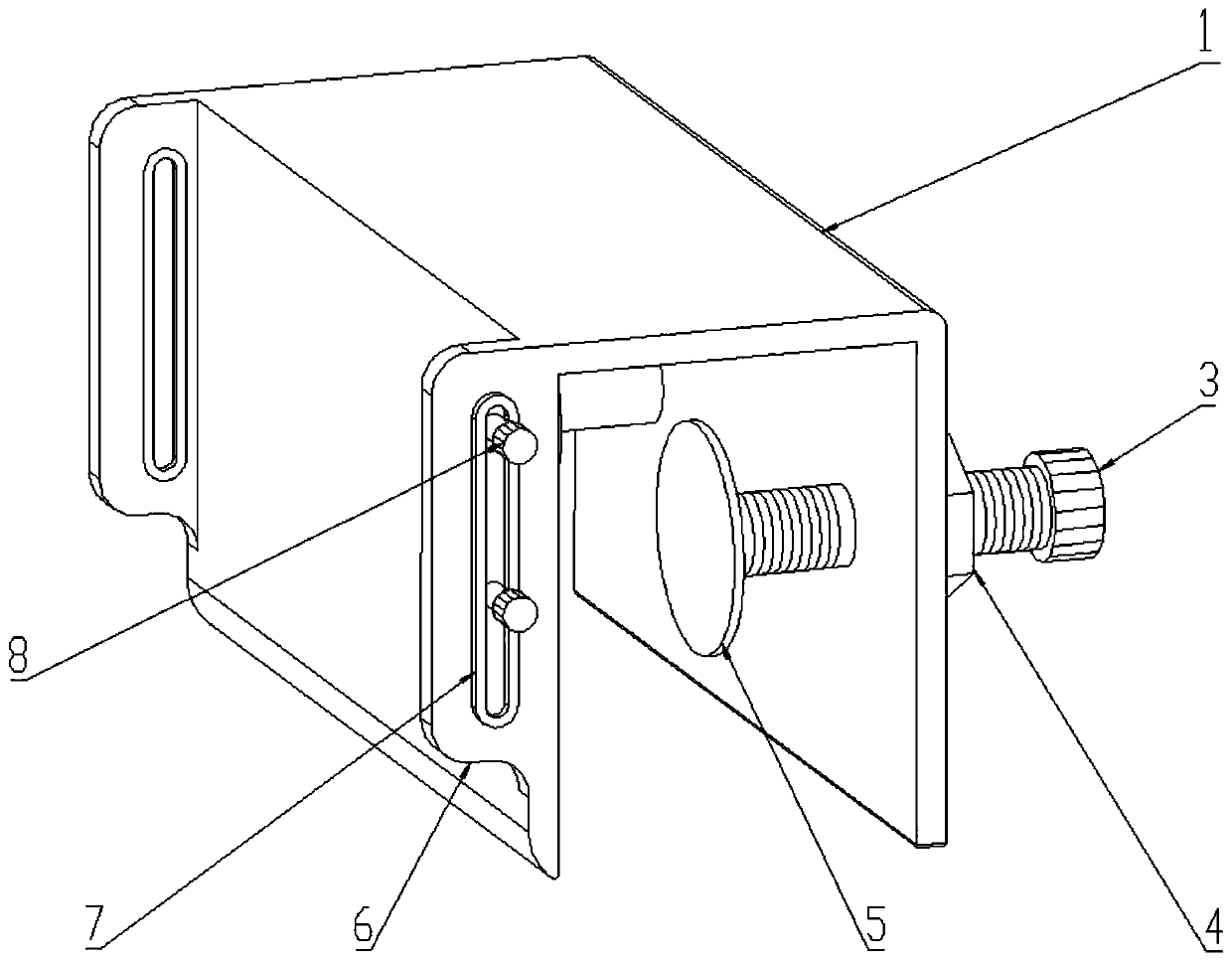 Assembled shoulder massage device