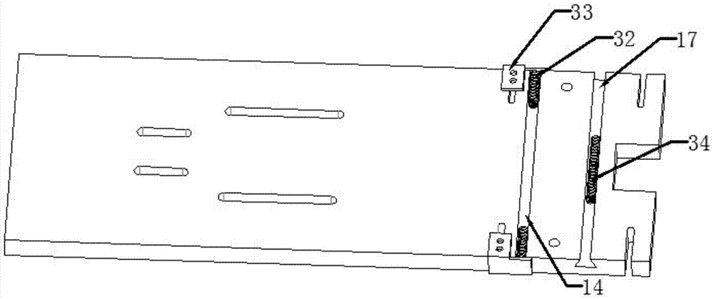 A method of automatic push clamping of an arc -shaped grafting clip