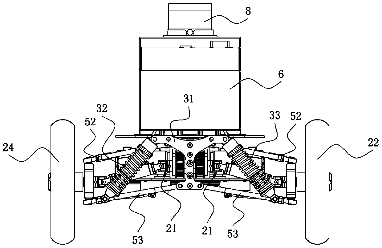 All-terrain mobile chassis and vehicle