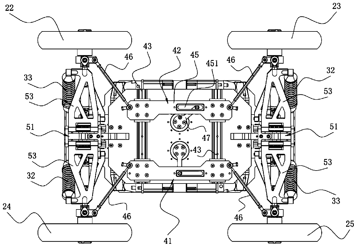 All-terrain mobile chassis and vehicle