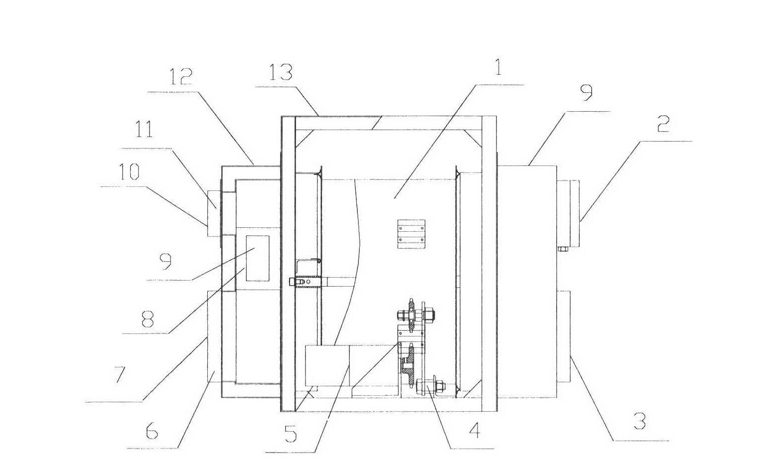 Special rotating wheel dehumidifying equipment for glove box