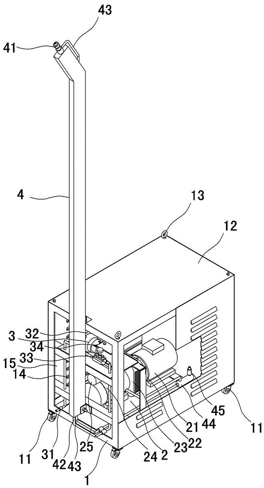 Small movable indoor snowmaker