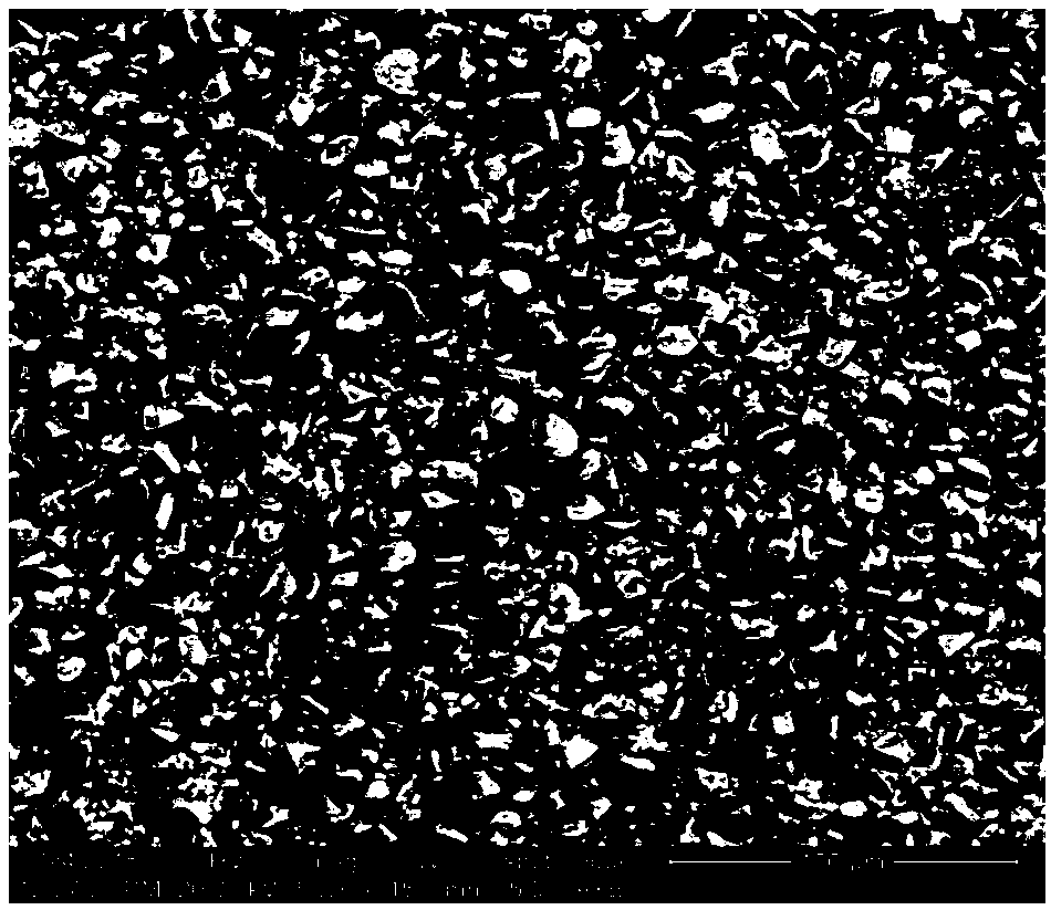 A method for analyzing the change of silicon carbide particles before and after mortar cutting