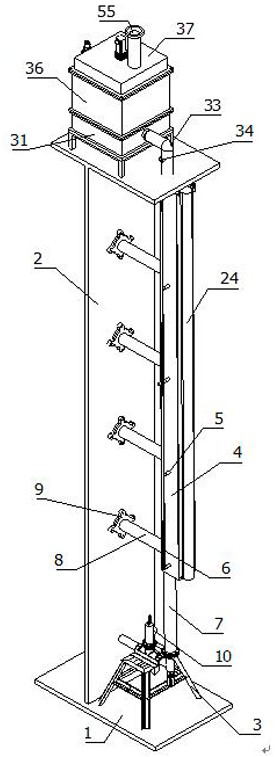 Outer wall confluence type building oil fume environment-friendly treatment device