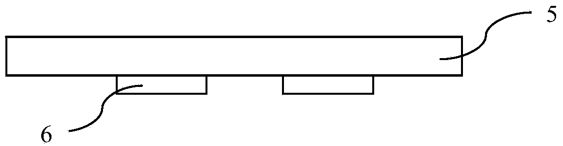 Substrate and process for mounting chip on substrate