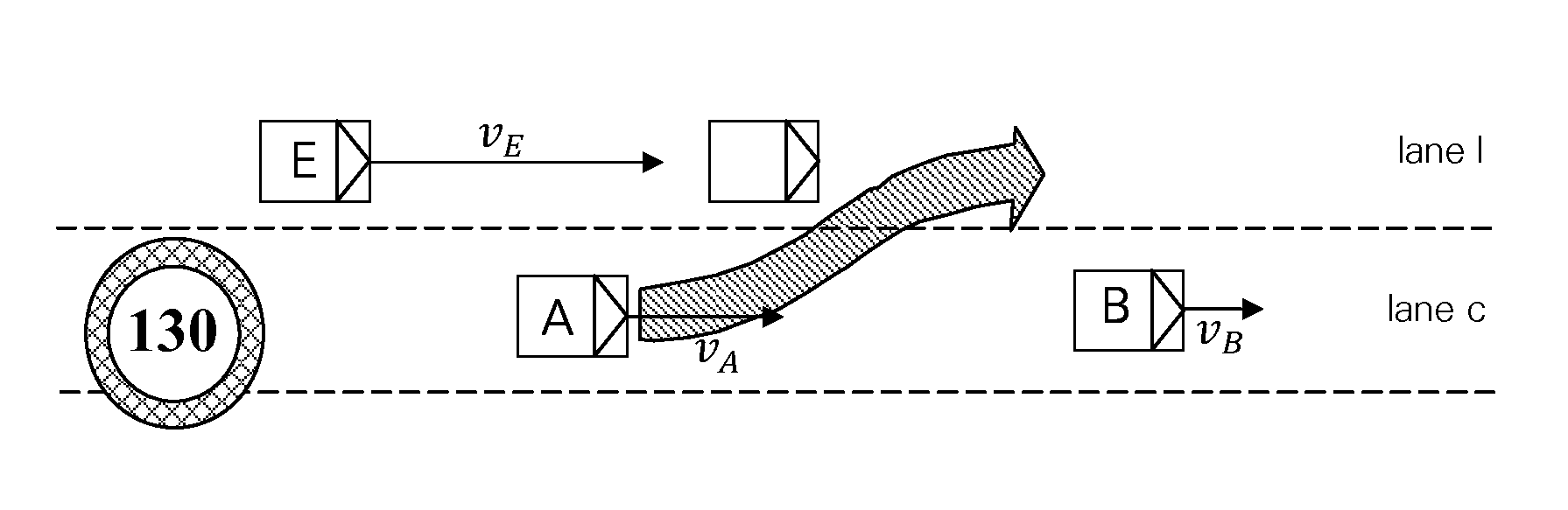 Method and system for using global scene context for adaptive prediction and corresponding program, and vehicle equipped with such system