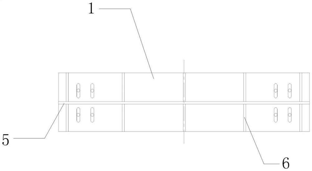 Manufacturing method of kidney-shaped holes in sliding support bottom plate of power station deaerator