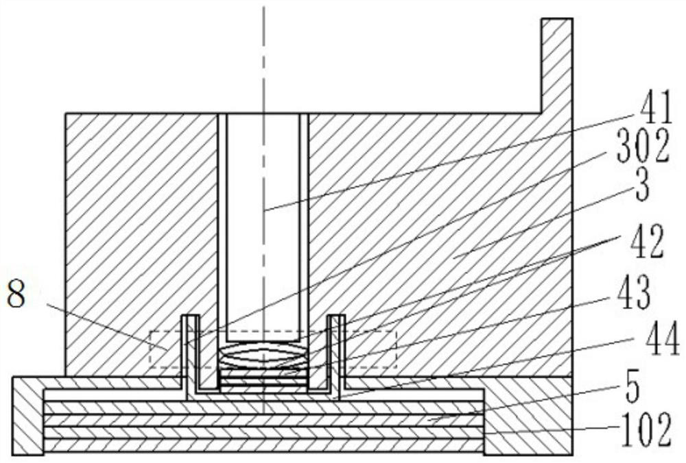 Ultrasonic welding mould