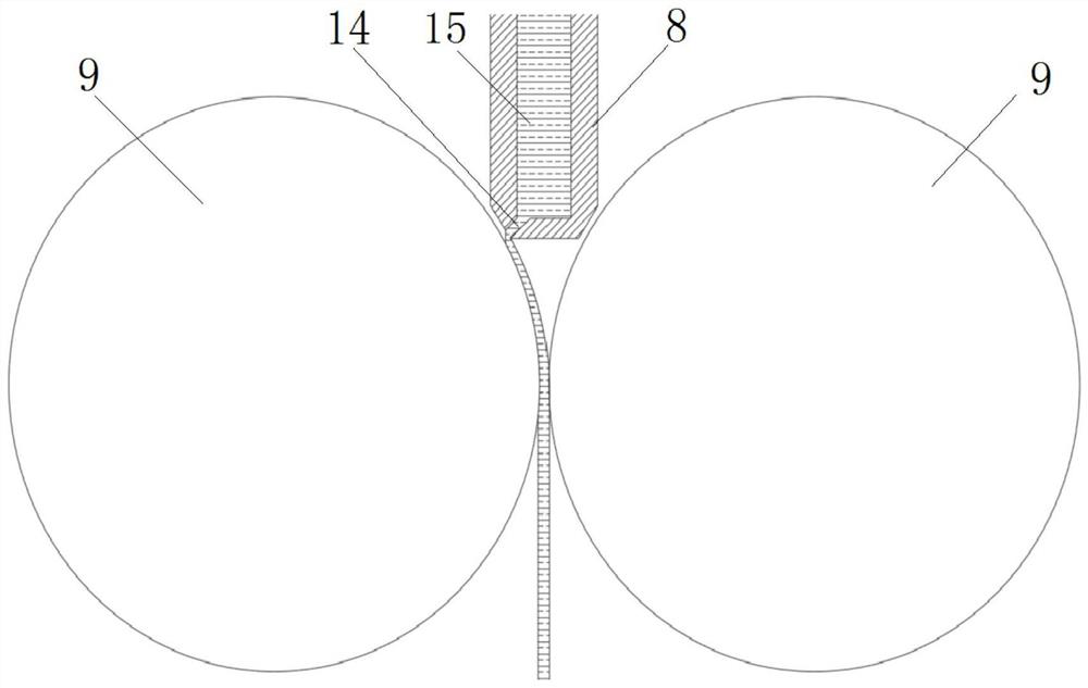 A method for continuous preparation of copper-based amorphous thin strip