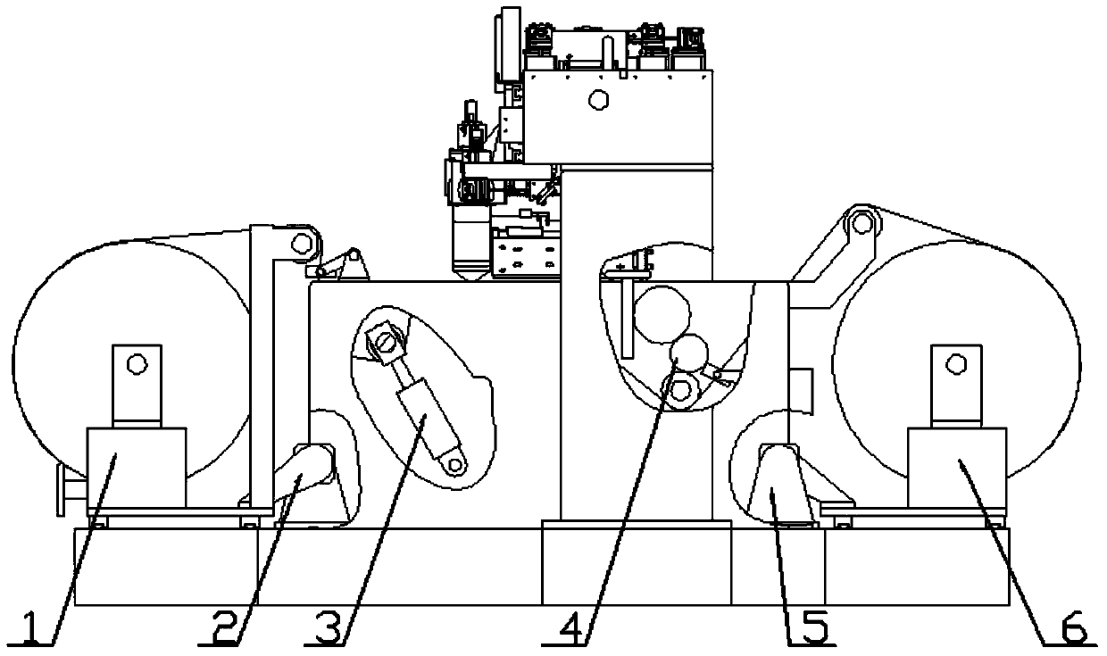 A kind of film punching machine and punching method