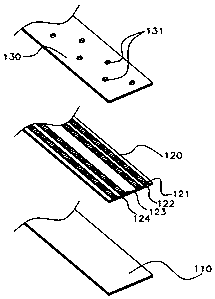 A liquid leakage detection sensor using ion sputtering coating circuit and its manufacturing process