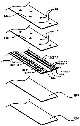 A liquid leakage detection sensor using ion sputtering coating circuit and its manufacturing process