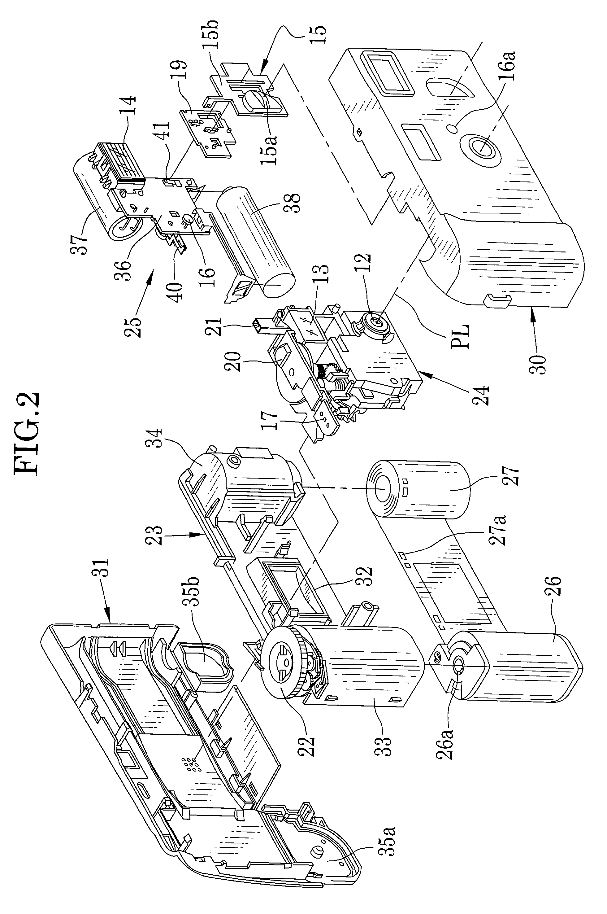 Automatic exposure control device for a camera