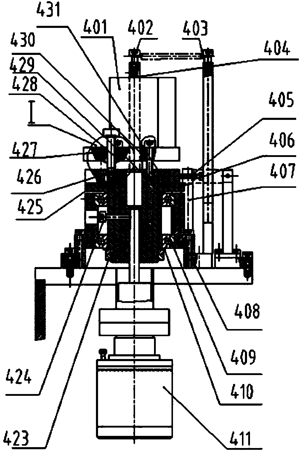 Light path precise adjusting and converting device in ultra-high vacuum test cavity