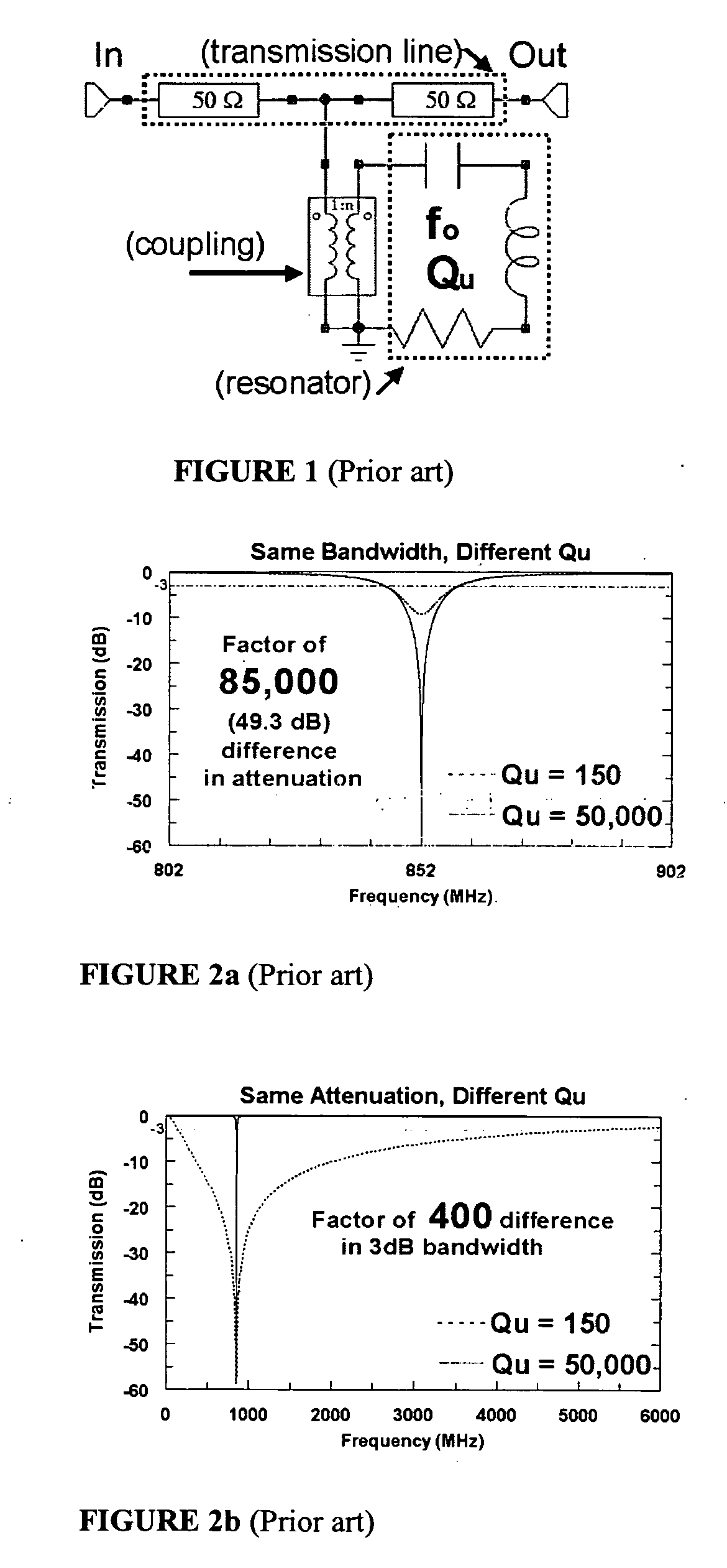 Narrow-band absorptive bandstop filter with multiple signal paths